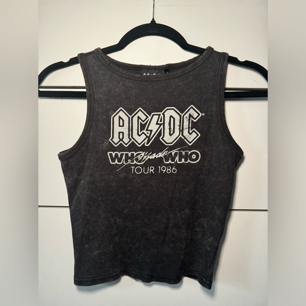 AC/DC Who Made Who Tour 1986 Tank Top